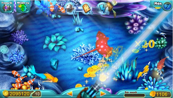 Game bắn cá là một tựa game với giao diện bắt mắt, hấp dẫn nhiều người chơi
