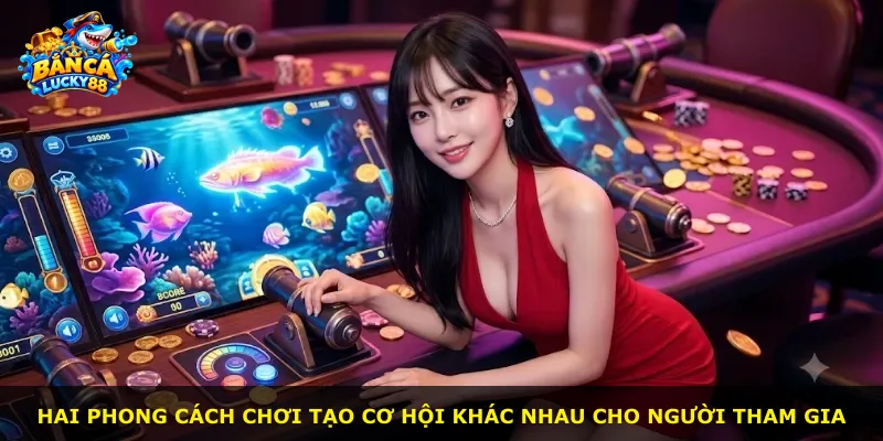 Hai phong cách chơi tạo cơ hội khác nhau cho người tham gia